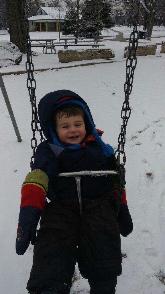 Playgrounds can still be fun in the winter