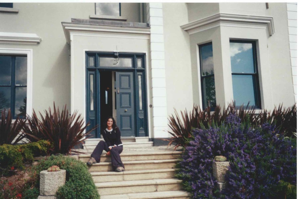 Me in front of his house (circa 2004)