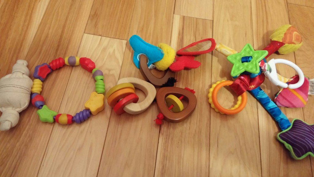 Variety of teething products