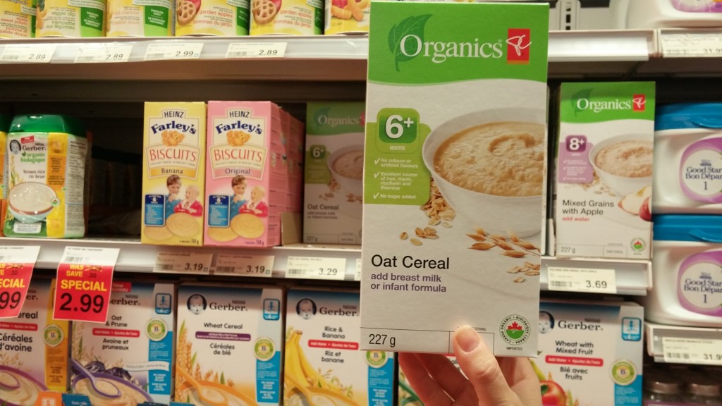 pc organics oat cereal