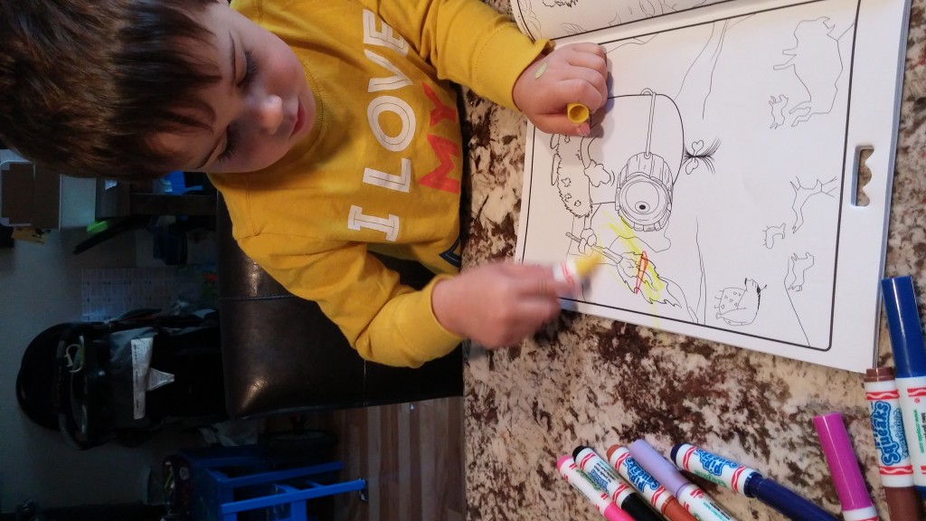 Crayola Minion Coloring and sticker book