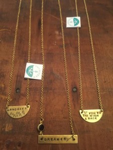 Anchored necklaces