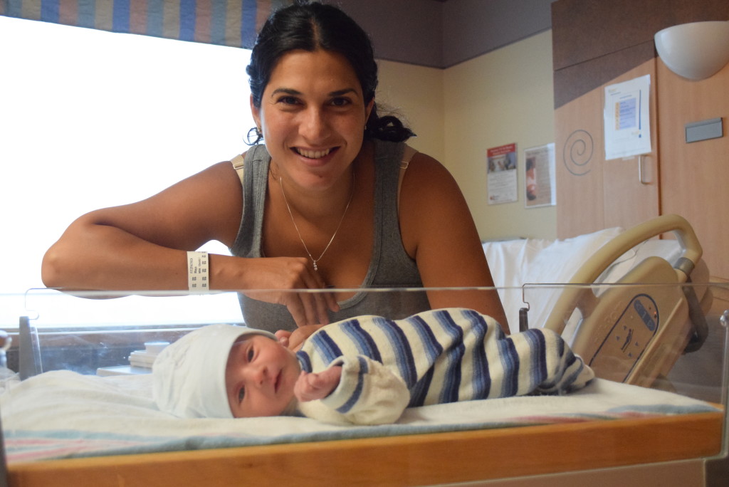 newborn in hospital