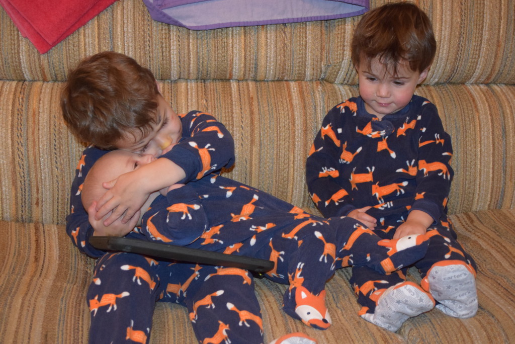 matching pj's for our boys