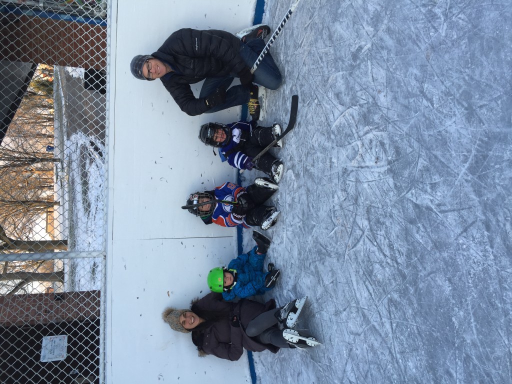 New Year's Day family skate