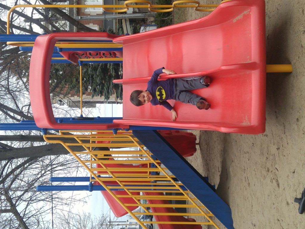 Ryan on slide