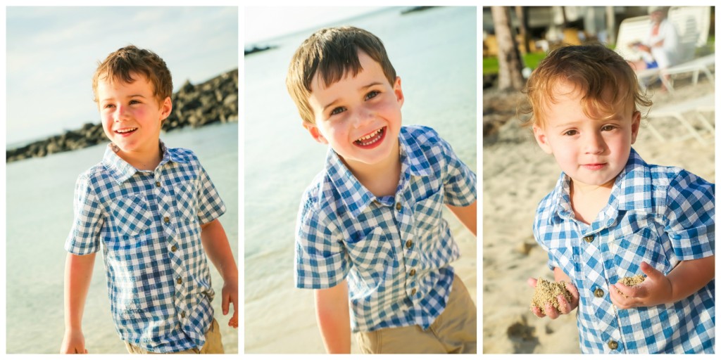 3 boys Collage hawaii