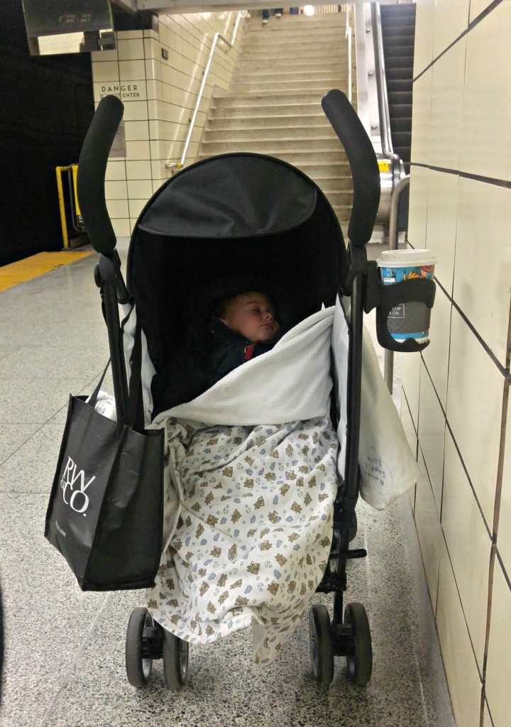 Sleeping Baby, No Elevators... now what? 