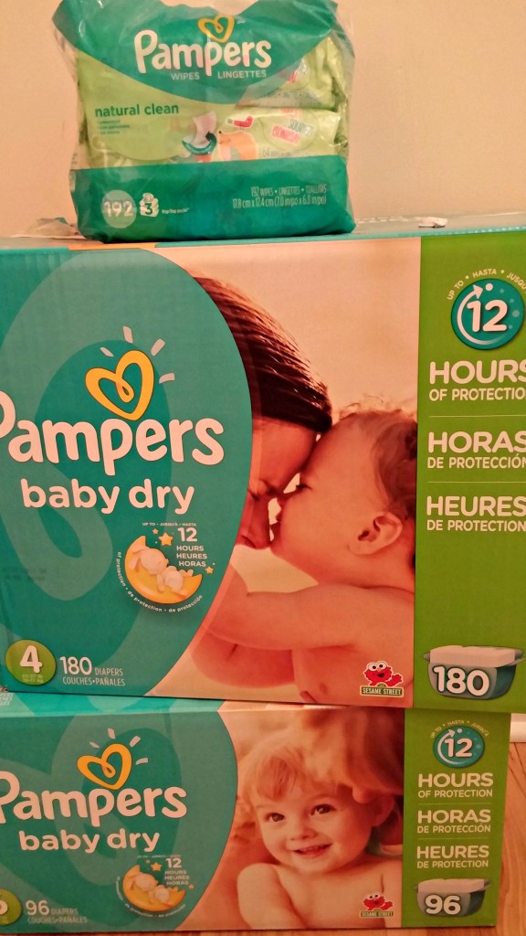 Pampers diapers and wipes