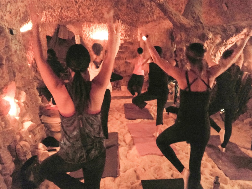 yoga salt cave