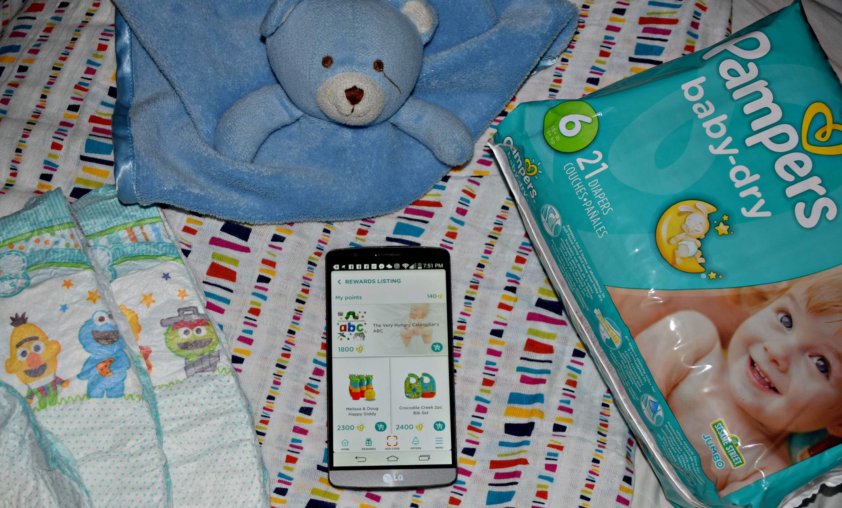 how the new pampers reward app works