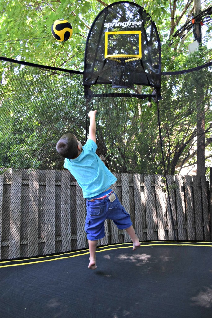 Springfree Ryan playing basketball