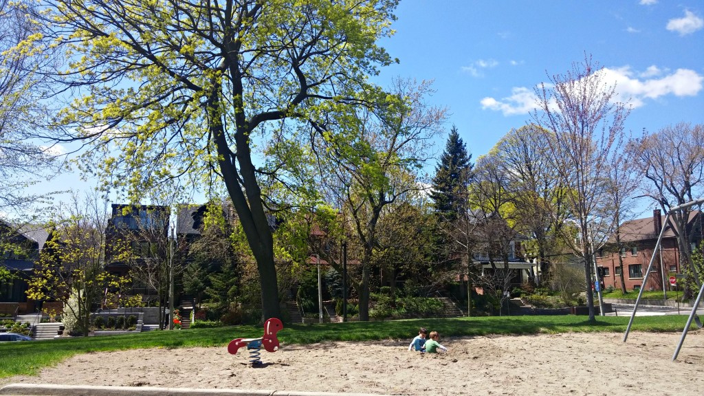 boys at playground