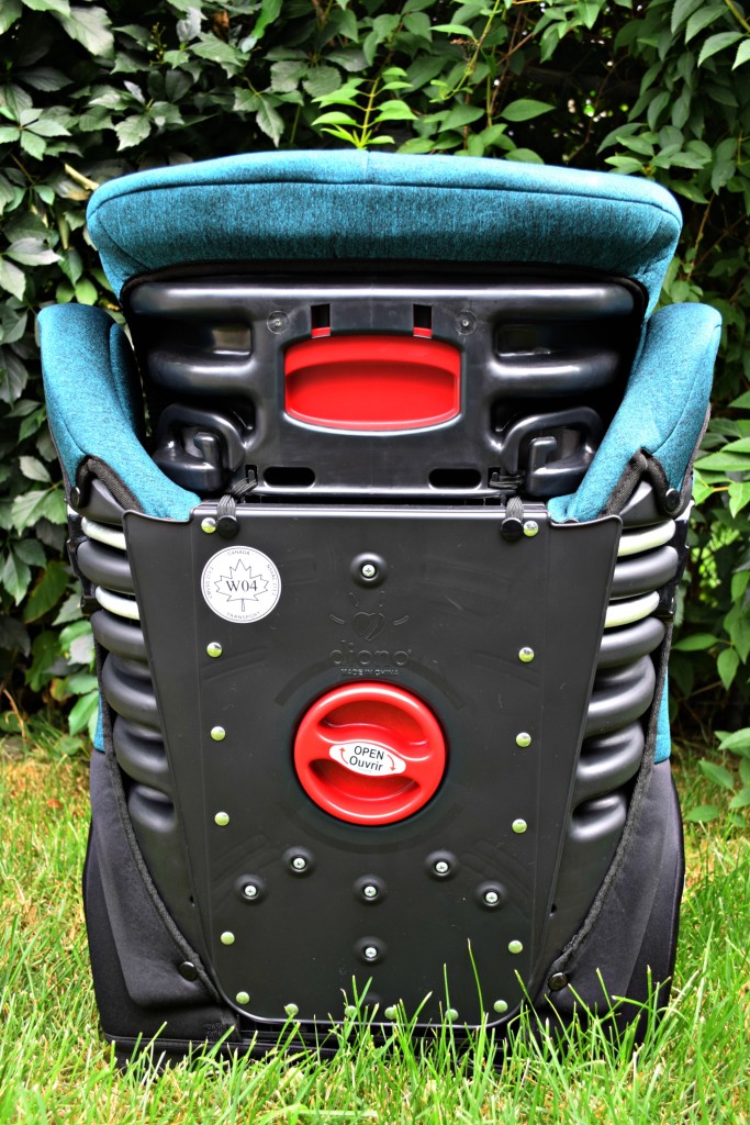 Diono booster seat back view